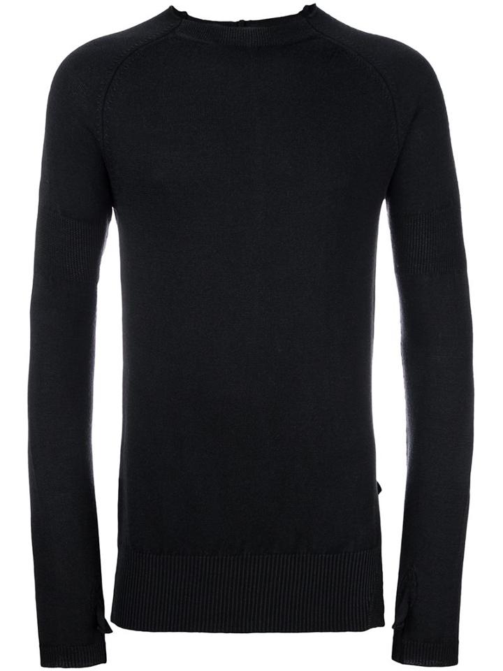 The Viridi-anne Crew Neck Jumper, Men's, Size: 3, Black, Wool