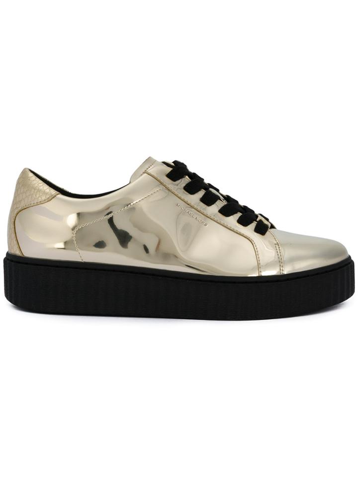 Michael Michael Kors Trevor Lace-up Sneakers - Metallic
