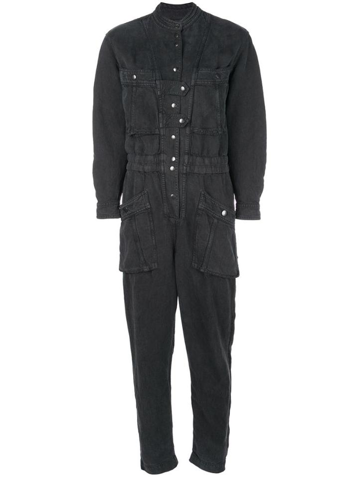 Isabel Marant Étoile Multi-pocket Jumpsuit - Black
