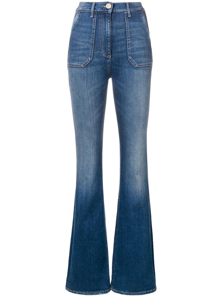 Elisabetta Franchi Classic Flared Jeans - Blue