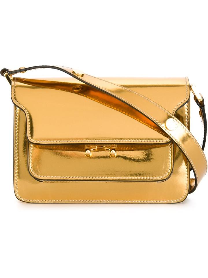 Marni 'metal Trunk' Metallic Shoulder Bag