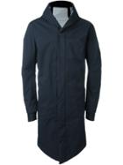 11 By Boris Bidjan Saberi Utility Coat, Men's, Size: M, Blue, Polyester