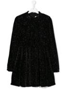 Philosophy Di Lorenzo Serafini Kids Glitter Detail Dress - Black