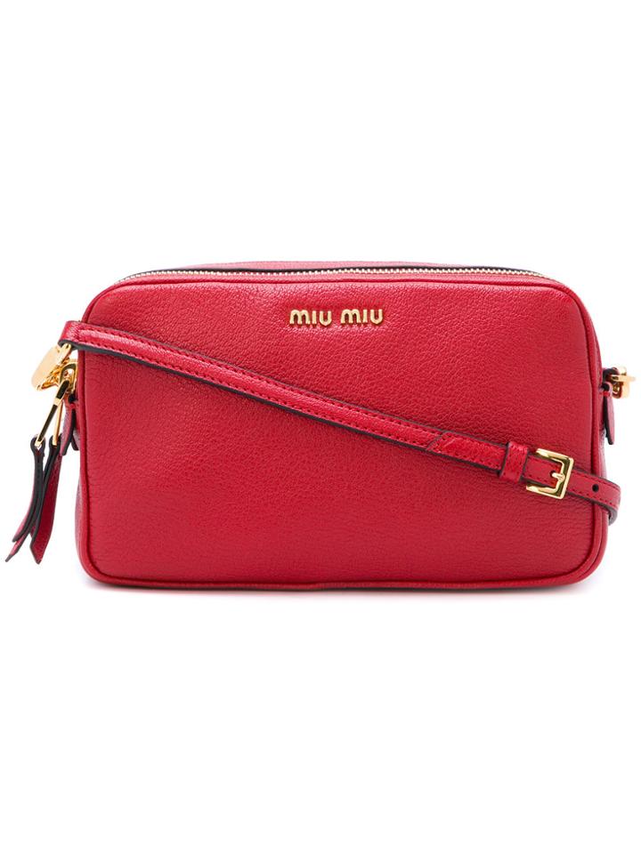 Miu Miu Cross Body Bag - Red
