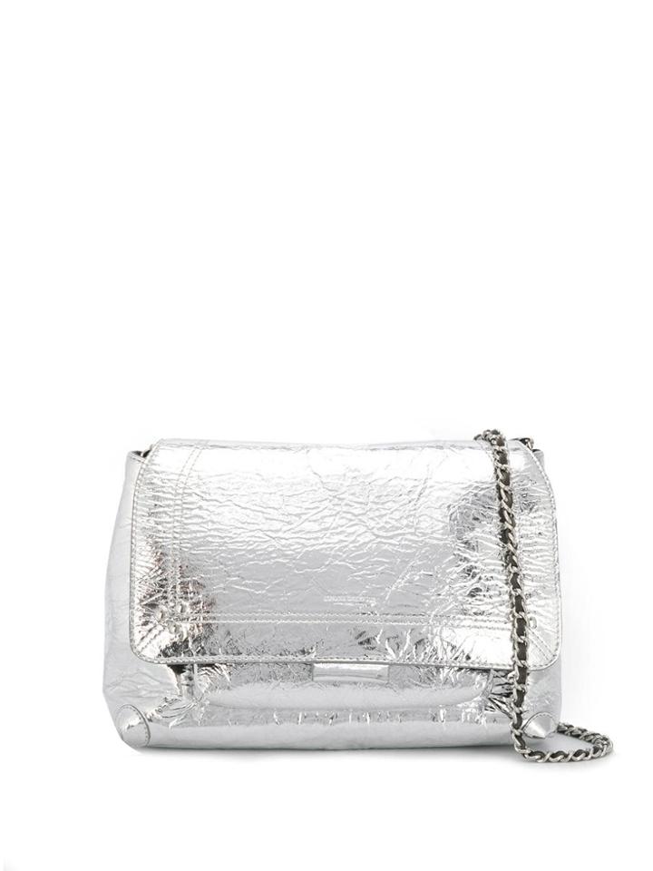 Jérôme Dreyfuss Textured Cross-body Bag - Silver
