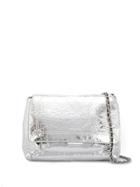 Jérôme Dreyfuss Textured Cross-body Bag - Silver