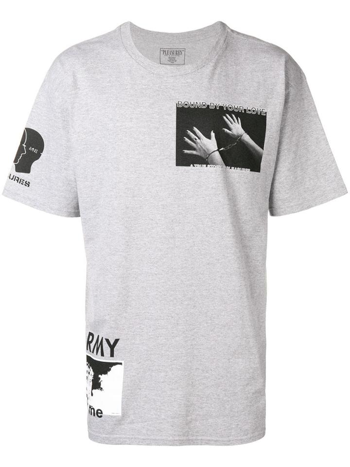 Pleasures Alive Printed T-shirt - Grey