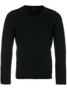 Helmut Lang Pre-owned V-neck Jumper - Black