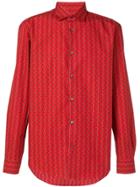 Salvatore Ferragamo Printed Shirt - Red