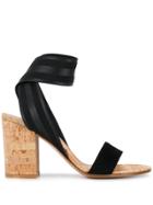 Gianvito Rossi Strap Detail Sandals - Black