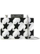 Karl Lagerfeld 'startooth' Clutch, Women's, Grey