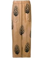 Uma Wang Pine Cone Printed Trousers - Pink