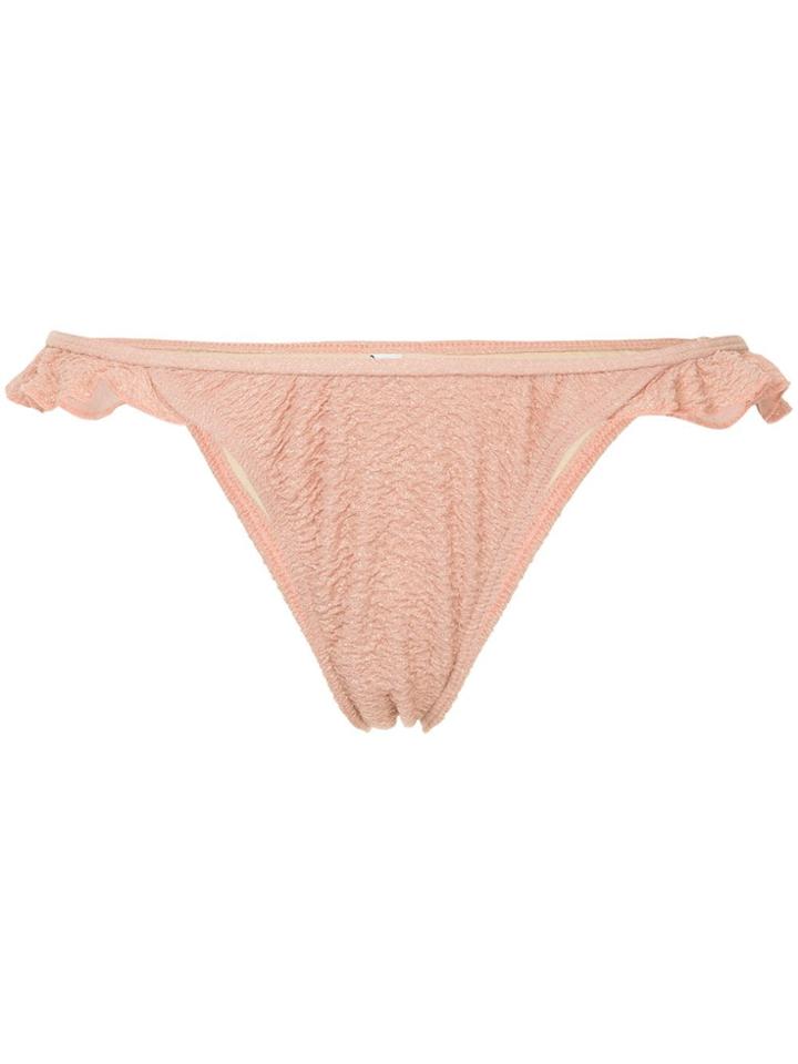 Suboo Frill Bikini Bottoms - Pink & Purple