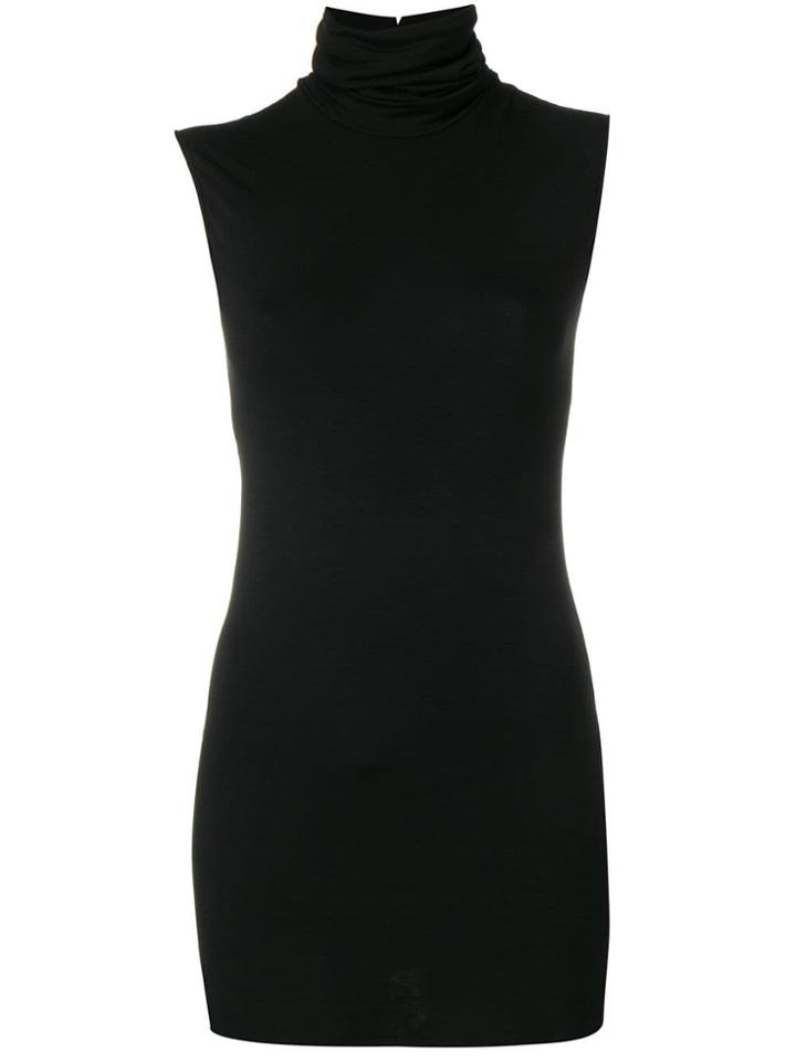 Styland Turtleneck Top - Black