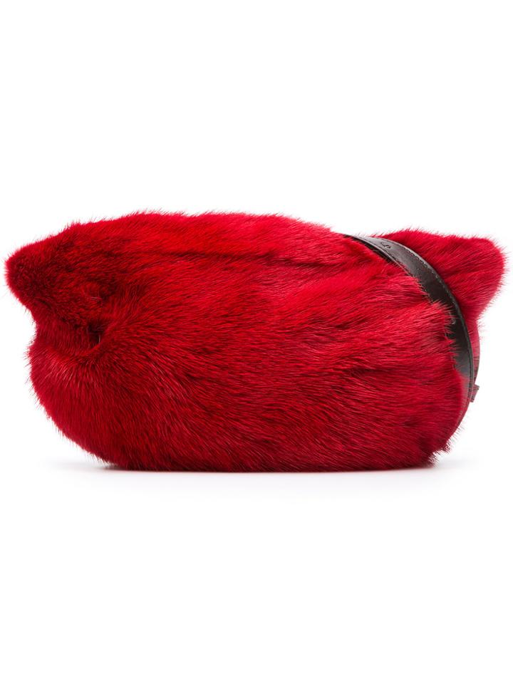 Simonetta Ravizza Furrissima Belt Bag - Red