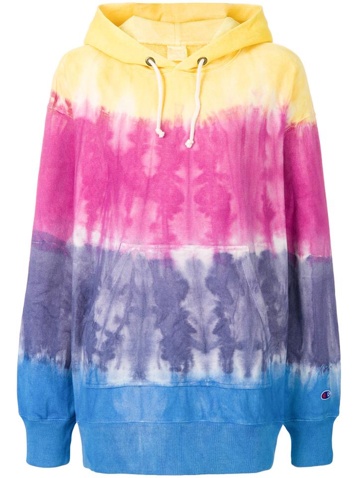 Champion Tie Die Stripe Hoodie - Multicolour
