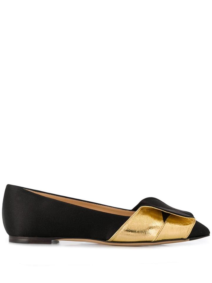 Charlotte Olympia Party Ballerina Shoes - Black
