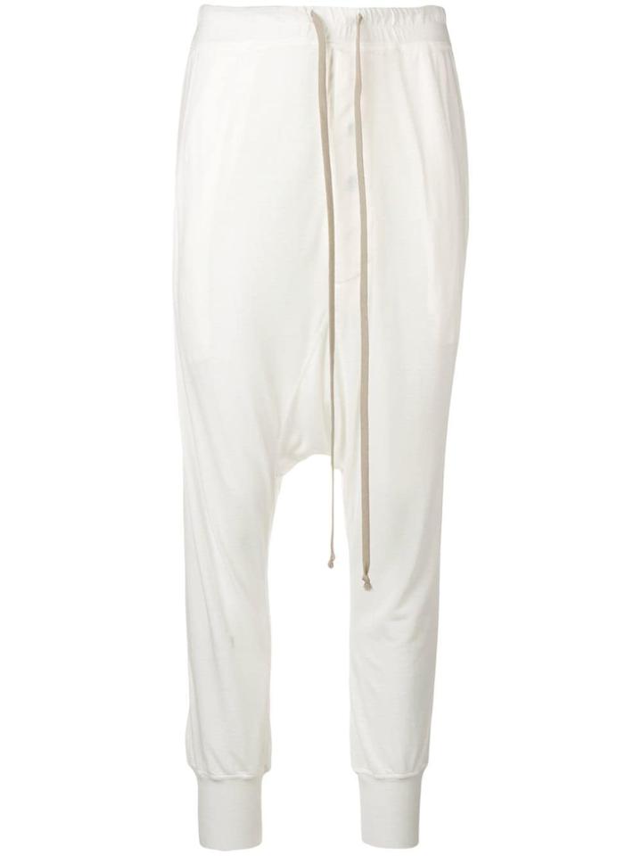 Rick Owens Lilies Drop-crotch Trousers - White