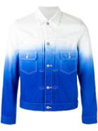 Ganryu Comme Des Garcons - Ombré Denim Jacket - Men - Cotton - L, Blue, Cotton