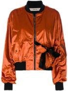 Damir Doma Cropped Bomber Jacket - Yellow & Orange