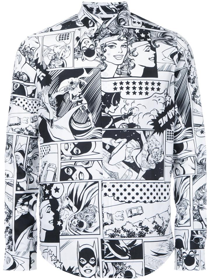 Iceberg Comic Print Shirt - White