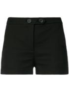 Red Valentino Double Button Shorts - Black