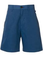Stone Island Shadow Project Bermuda Tailored Shorts - Blue