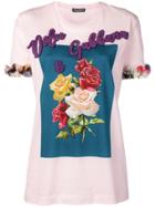 Dolce & Gabbana Floral T-shirt - Pink