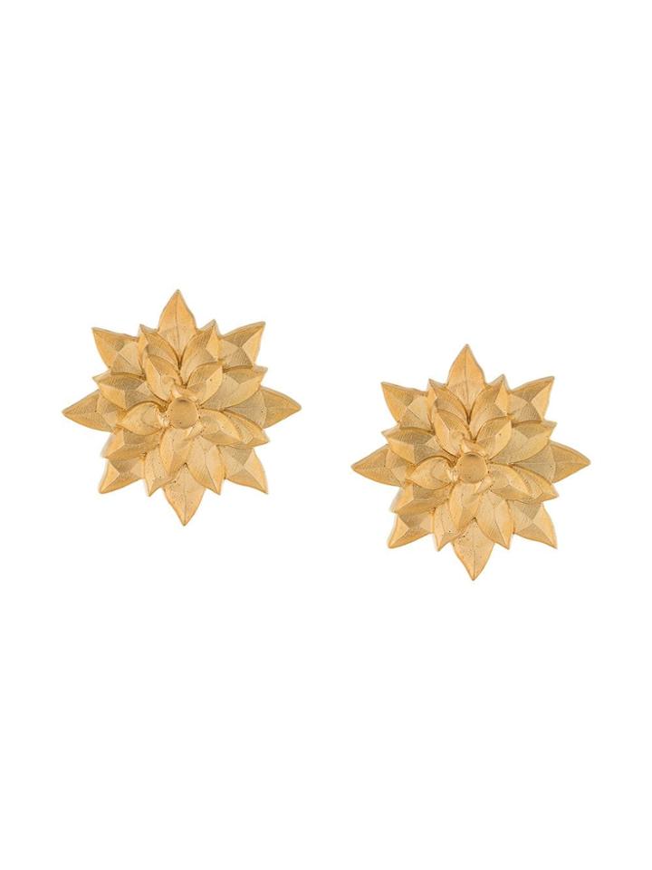 Natia X Lako Small Flower Earrings - Gold