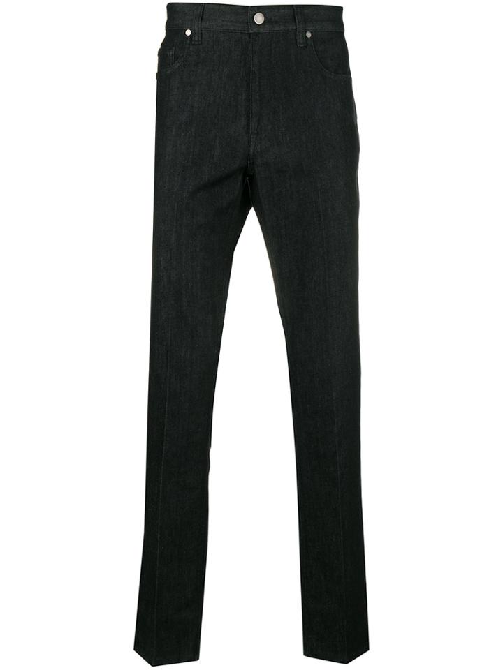 Z Zegna Straight Leg Jeans - Black