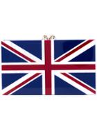 Charlotte Olympia - English Flag Clutch - Women - Acetate - One Size, Blue, Acetate