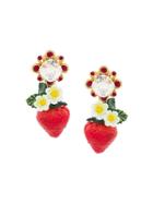 Dolce & Gabbana 'strawberry' Earrings - Metallic