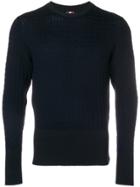 Thom Browne Long Sleeved Sweater - Blue