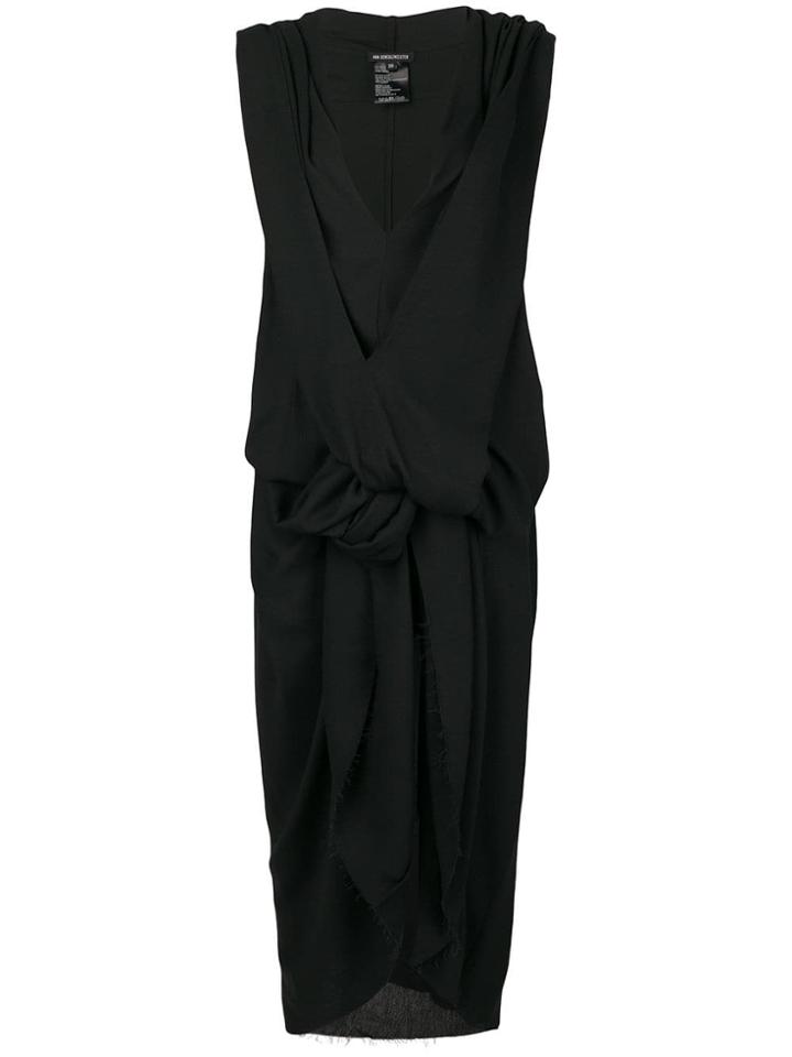 Ann Demeulemeester Sleeveless Tunic Dress - Black
