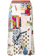 Tory Burch Scrapbook Skirt - Multicolour