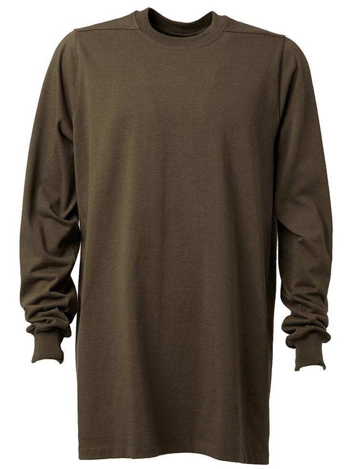 Rick Owens Oversized Sweatshirt, Men's, Size: Xs, Green, Cotton