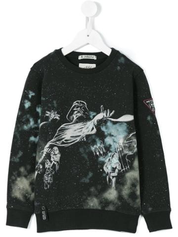 Courage And Kind Kids - Star Wars Print Sweatshirt - Kids - Cotton - 8 Yrs, Black