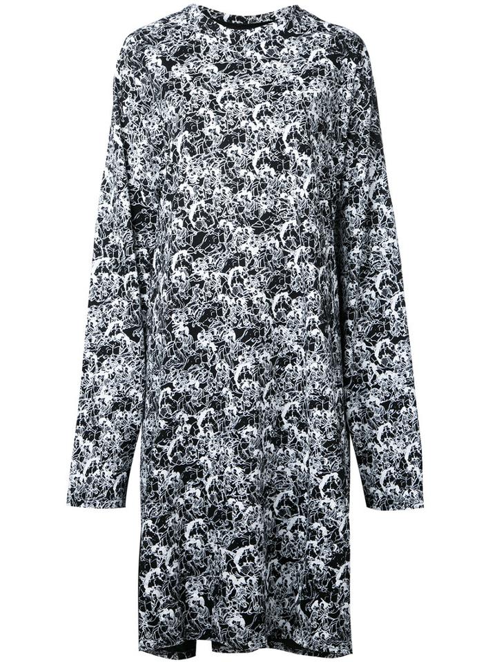 Ikumi Oversized Long Sleeve Dress, Women's, Size: Large, Black, Cotton