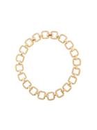 Nina Ricci Pre-owned 1980's Square Link Necklace - Gold