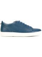 Kiton Perforated Low Top Sneakers