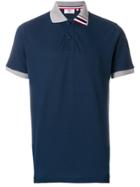 Rossignol Contrast Collar Polo Shirt - Blue