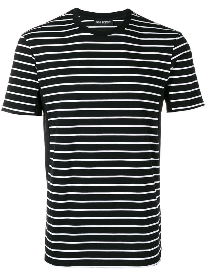 Neil Barrett Striped Shirt - Black