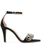 Chloé Reese Chain-embellished Sandals - Black
