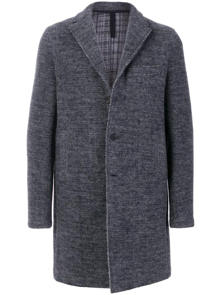 Harris Wharf London Boiled Wool Coat - Grey