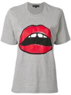 Markus Lupfer Lip Print T-shirt - Grey