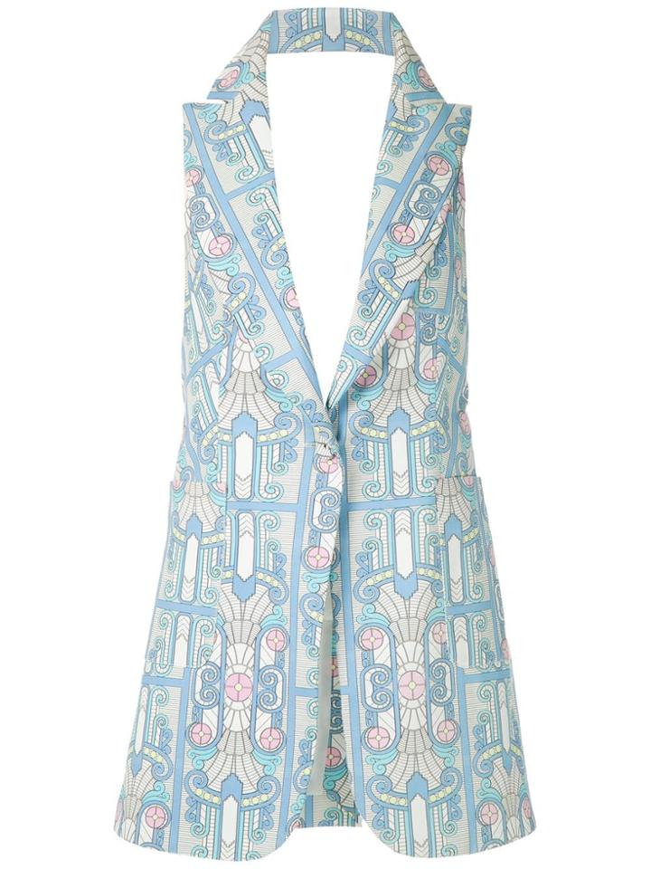 Reinaldo Lourenço Open Back Vest - Multicolour