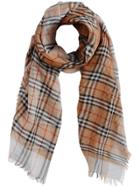 Burberry Vintage Check Square Scarf - Nude & Neutrals