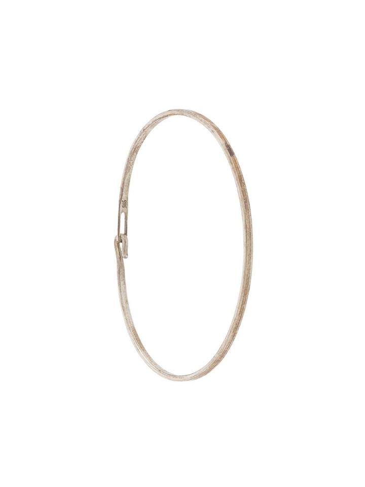 Werkstatt:münchen Plain Hook Bracelet - Silver
