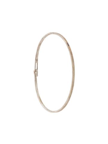 Werkstatt:münchen Plain Hook Bracelet - Silver