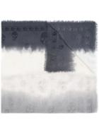 Alexander Mcqueen Skull Print Scarf, Women's, Grey, Modal